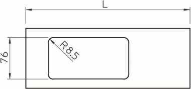 OBO D2-2 110RW Oberteil f.Geräteeinbau 