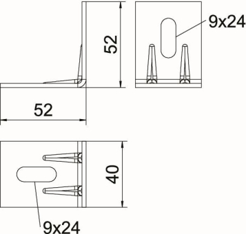 OBO K 6 101 FT Deckenwinkel St FT 