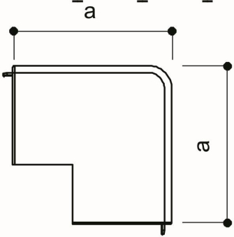OBO WDK HA40060RW Außeneckhaube 40x60mm 