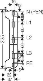 HENS Sammelschienenträger MIST4   MIST41 