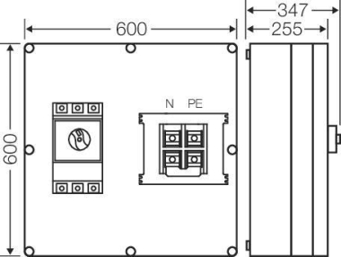 HENS Mi-Leistungsschaltergehduse Mi 7836 