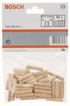Bosch 50Holzdübel 6mm 30mm    2607000444 