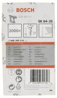 Bosch Senkkopf-Stift SK64     2608200534 