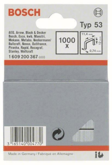 Bosch Feindrahtklammer Typ 53 1609200367 
