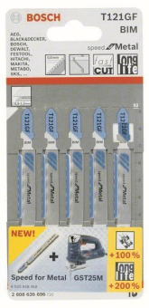 Bosch 5Stichsägeblatt T121GF  2608636696 
