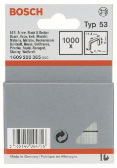 Bosch Feindrahtklammer Typ 53 1609200365 