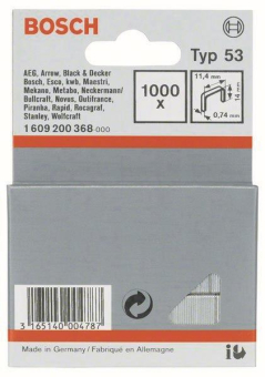 Bosch Feindrahtklammer Typ 53 1609200368 