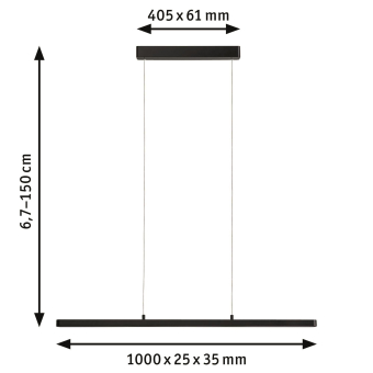 Paulmann Lento Pendell dim LED     79693 