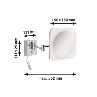 Paulmann WallCeiling HomeSpa Jora  78933 