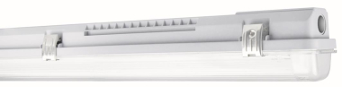 LEDV Feuchtraumleuchte housing IP65 Grau 