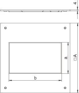 OBO DUG 250-3 2 Montagedeckel 250-2/3 f. 