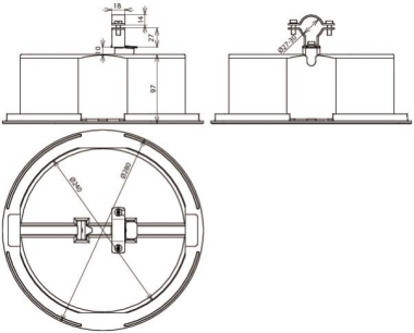DEHN     DLH ZS 27 V2A 8.5KG KT D240 ULP 