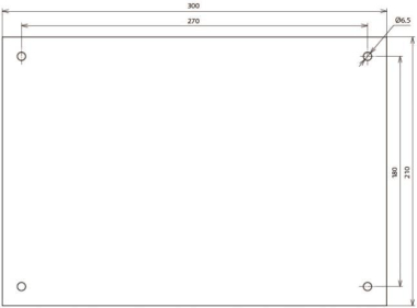 Dehn 480598       HWS 300X200 AGBS HVI K 