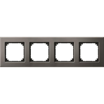 Merten M-PLAN-Metallrahmen 4fach  475414 