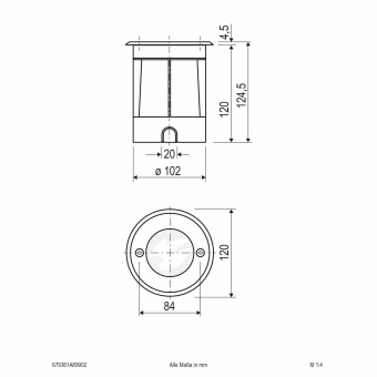 EVN LED Bodeneinbau -rund   679361A89902 