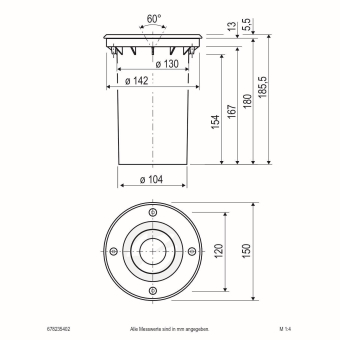 EVN LED Bodeneinbau -rund -    678235402 