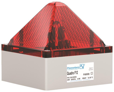 Pfannenberg rot      Quadro F12 24VDC RO 