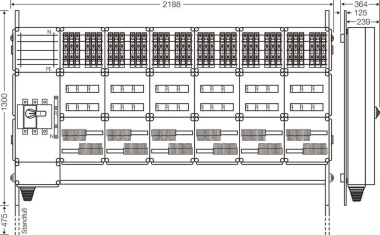 Hensel Ladeverteiler f. Mi EV 11kW 36100 