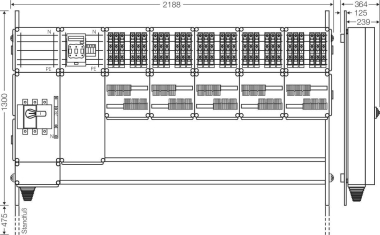 Hensel Ladeverteiler f. Mi EV 11kW 30001 