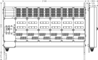 Hensel Ladeverteiler f. Mi EV 11kW 36100 