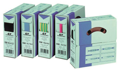 GT dünnw. Schlauch SSB 25,4-12,7 schwarz 