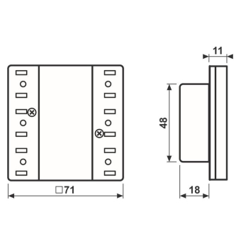 Jung KNX Tastsensor-Modul    LS 52911 ST 