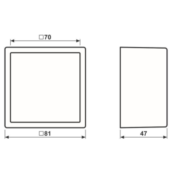Jung AP-Kappe 1f Duroplast  LC 581 A 257 