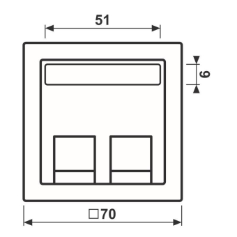Jung Abdeckung Schriftf.  LS569-30BFPLSW 
