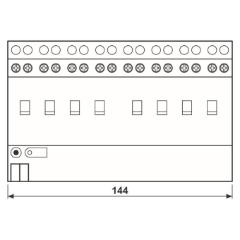 JG KNX Schaltaktor 8fach    2308.16REGHM 