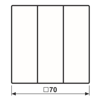 Jung Wippe f.3fach Schalter      AL993AN 