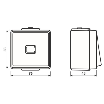 JG APWG WG 600 1-pol. Taster        631W 