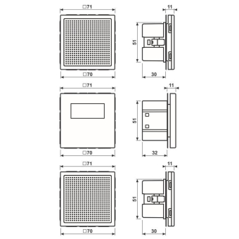Jung Smart RadioDA       DABLS2BTSW 