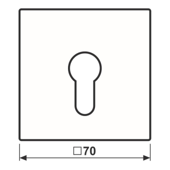 JG Abdeckung f.Schlüsselsch.     ES 2925 