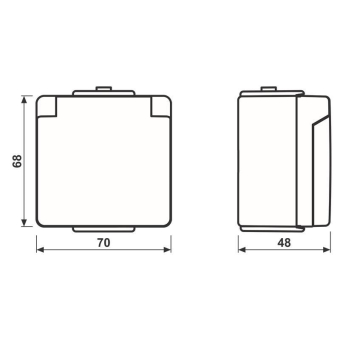 JG APWG WG 600 Schuko-Steckdose     620W 