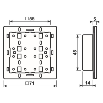 JG Funk-Wandsender-Modul 2-      FM4002M 