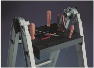 Cimco Steh-u.Schiebeleiter m.3x14 146214 