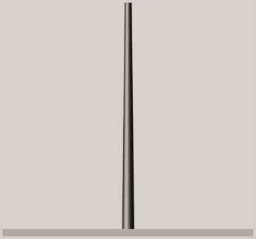 BEGA Mast Lph 5m Zopf 76mm         70886 