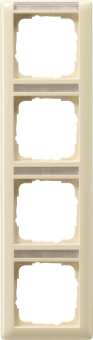 GIRA 111401 Abdeckrahmen 4fach senkrecht 
