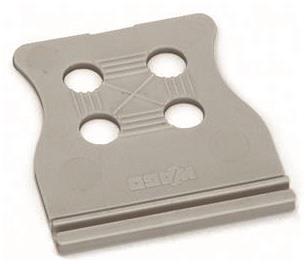 WAGO 734-328 Zugentlastungsplatte,grau 