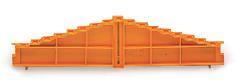 WAGO 727-156 8-Etagen-Abschlussplatte, 