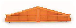 WAGO 727-113 8-Etagen-Abschlussplatte, 