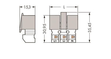 WAGO 272-403/272-489 Netzanschluss- 