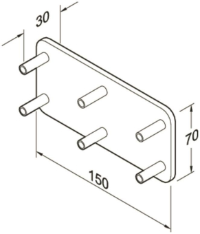 FF Anschraubplatte       828-5--------44 