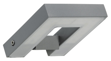 ALBE Wandleuchte Alu anthrazit 1W 620219 