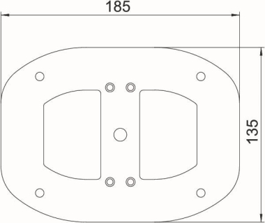 OBO ISSBPDM45WA Bodenplatte f.ISSDM45 