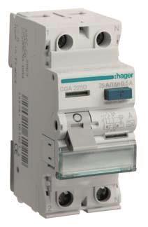 Hager Fi-Schalter 2polig 6kA 25A CGA225D 