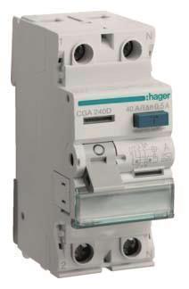 Hager Fi-Schalter 2polig 6kA 40A CGA240D 