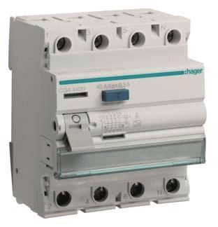 Hager Fi-Schalter 4polig 6kA 40A CGA440D 