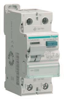 Hager Fi-Schalter 2polig 10kA    CGA563D 