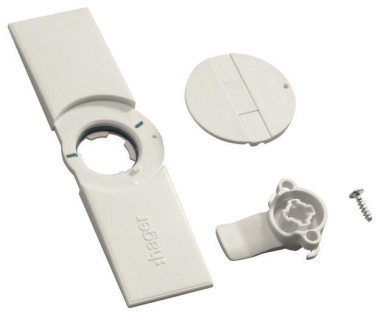 Hager Türschild m.Klappgriff      FZ598N 